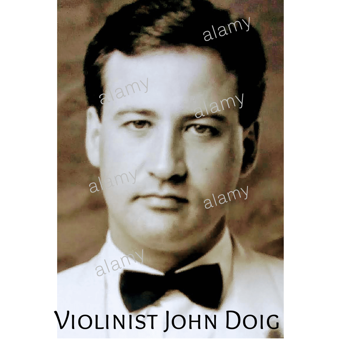 Violinist John Doig